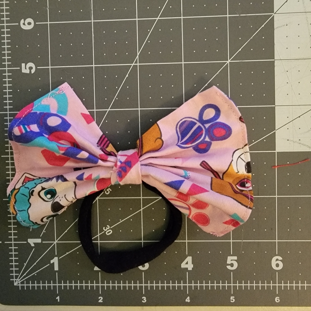 Paw Patrol Fabric Handmade Nylon Hairbow
